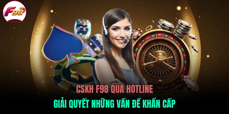 CSKH F98 qua hotline giải quyết những vấn đề khẩn cấp